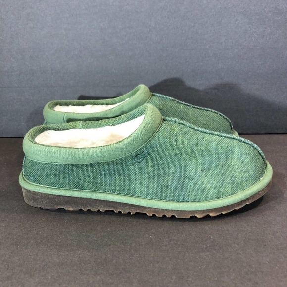 UGG Other - UGG Tasman Natural Slippers Mens 8 Leaf Green Cotton Hemp Handmade Latex Sole